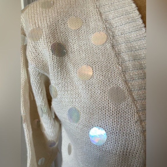 NWT Vintage 1980’s Bolero Sweater with paillette Sequin Spangles MED FABULOUS! - Picture 2 of 7